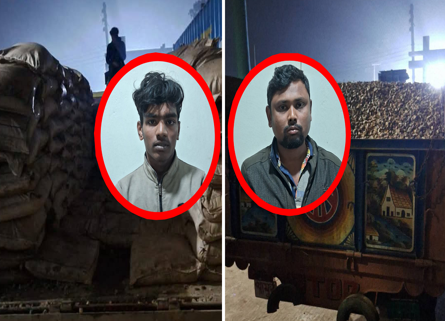 সিলেটে ১৭ লাখ টাকার ভারতীয় চিনি সহ আটক দুই