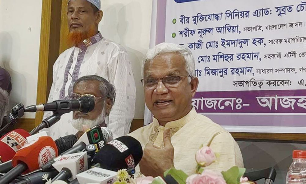 সরকার নয়, আ.লীগ নিষিদ্ধের সিদ্ধান্ত নেবে জনগণ: ডা. জাহিদ